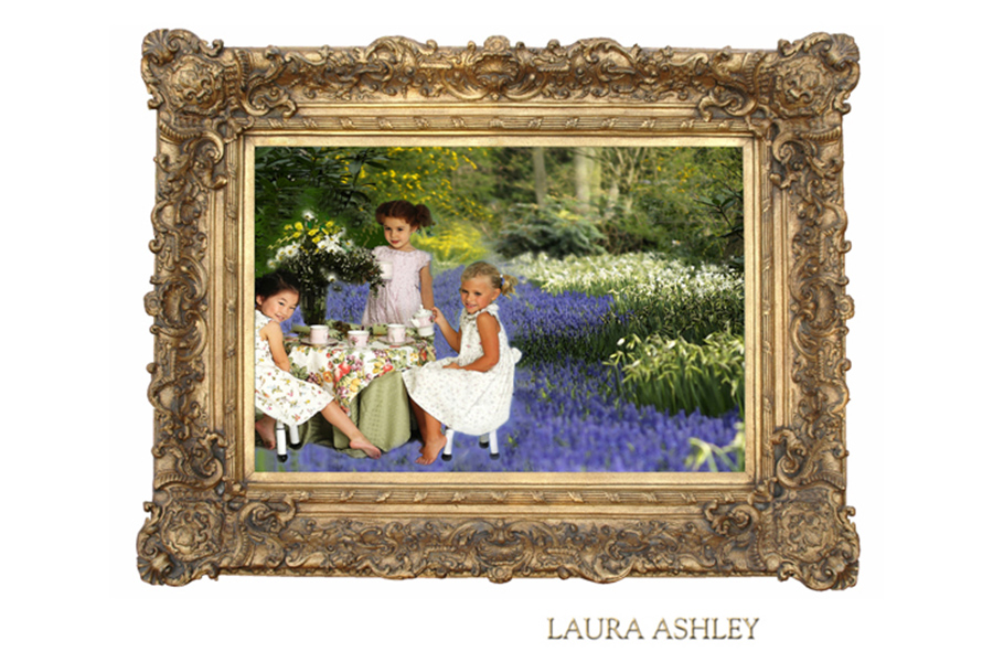 Laura Ashley children's advertising campaign — NYC photographer Dorothy Shi