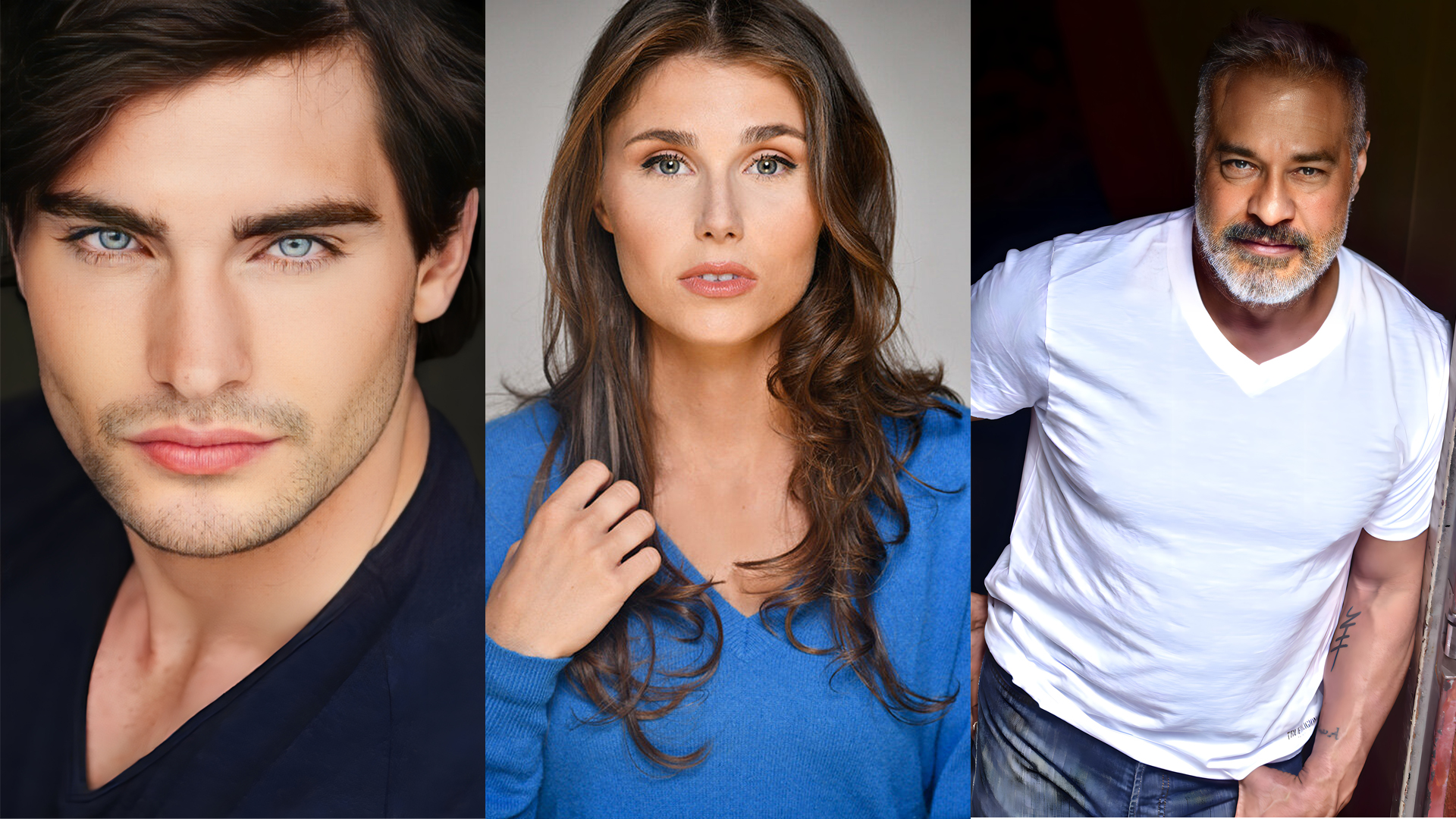 Top actor headshot photographer NYC — male lead, female lead, mature character