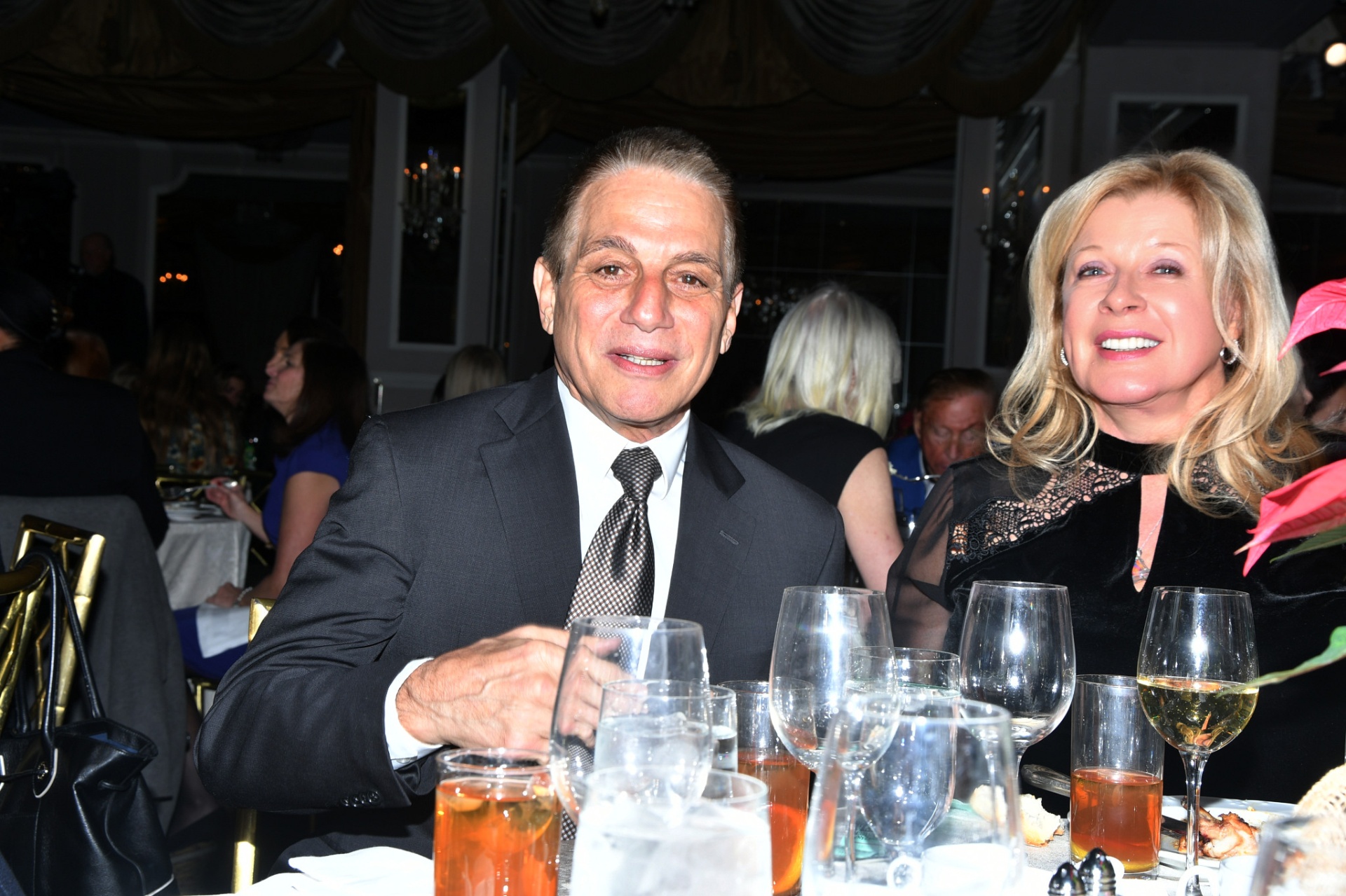 Tony Deza and Carmen Anderson at a PAL event in NYC photographed by Dorothy Shi