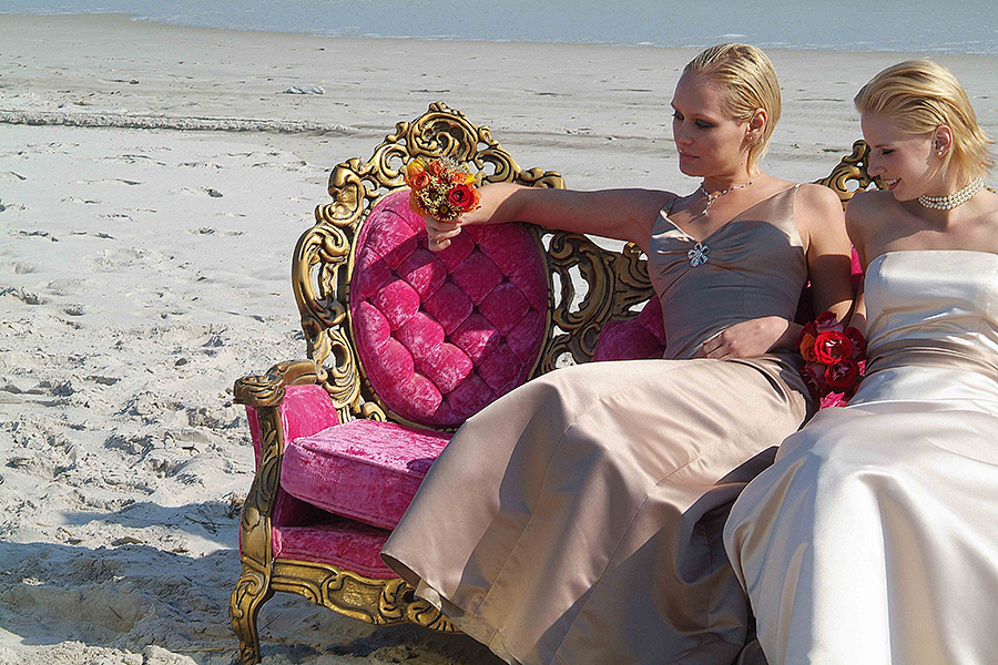 Bridesmaids ecommerce beach lookbook by Dorothy Shi, NYC