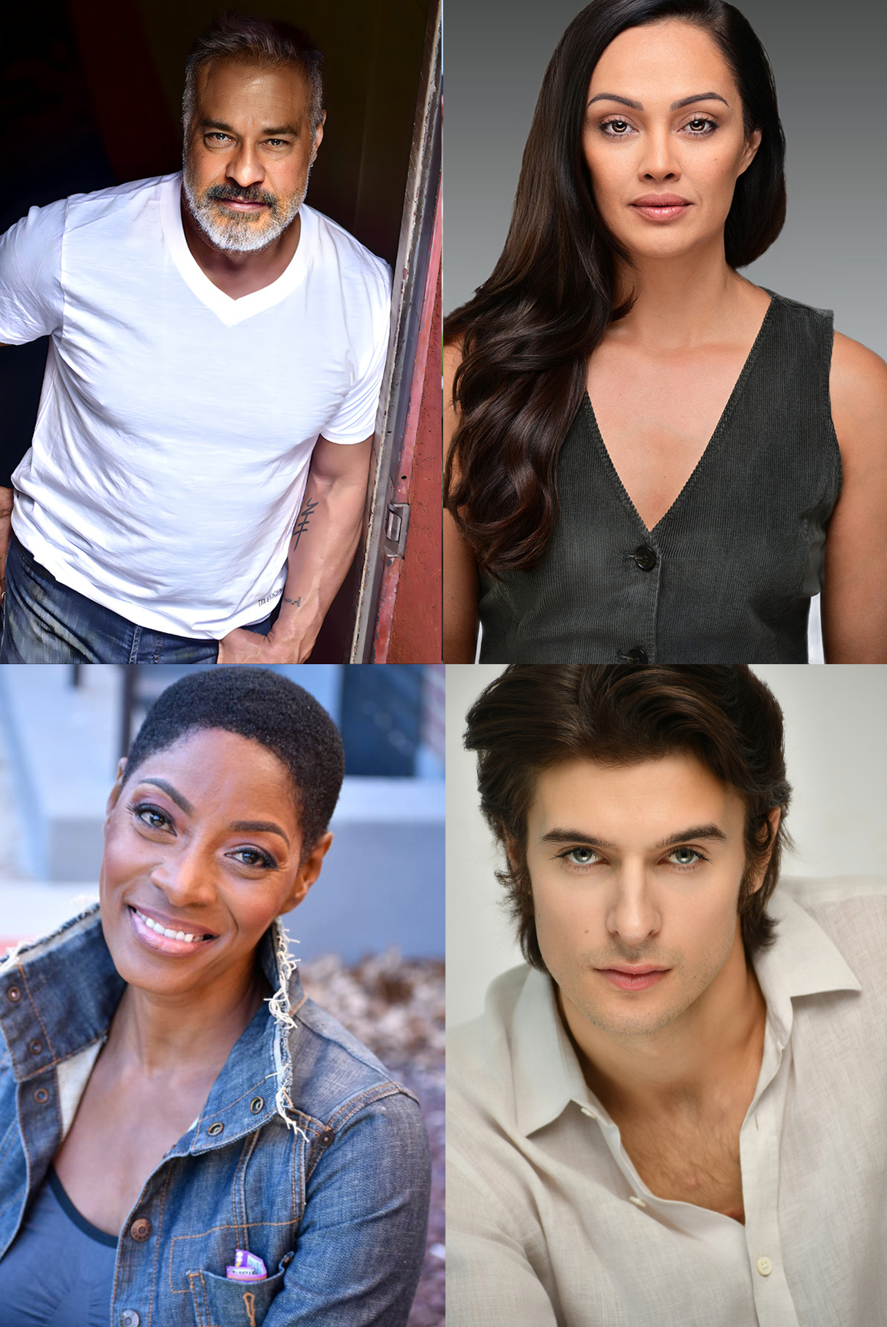 Actor headshot collage by Dorothy Shi Photography New York