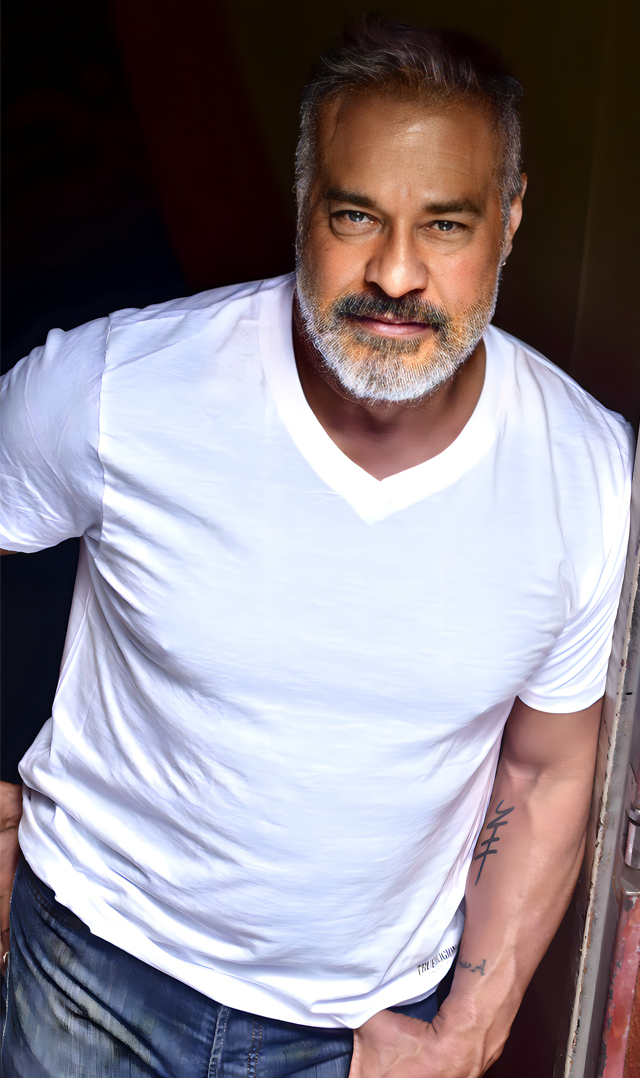 Mature male actor headshot, character lead