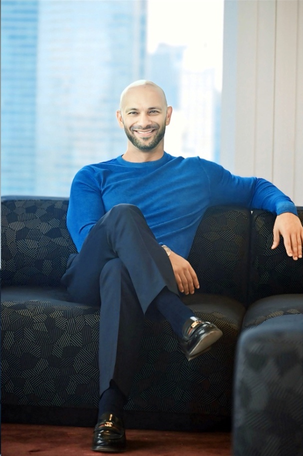 Environmental executive portrait in a NYC office